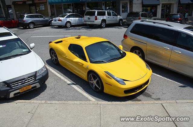 Ferrari 458 Italia spotted in Greenwich, Connecticut