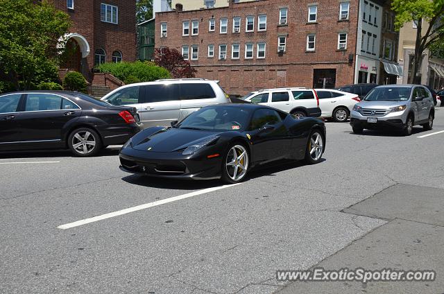 Ferrari 458 Italia spotted in Greenwich, Connecticut