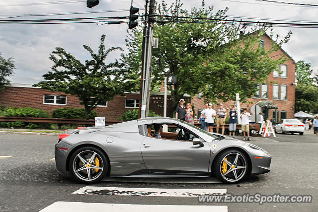 Ferrari 458 Italia spotted in Greenwich, Connecticut