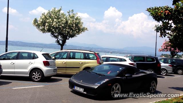 Lamborghini Gallardo spotted in Garda lake, Italy