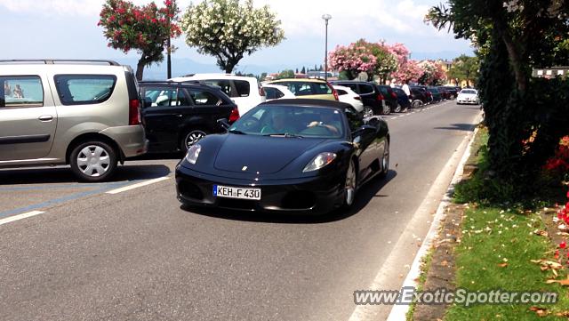 Ferrari F430 spotted in Garda lake, Italy