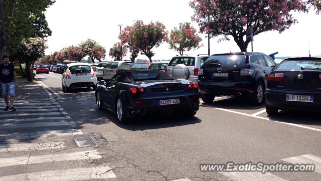 Ferrari F430 spotted in Garda lake, Italy