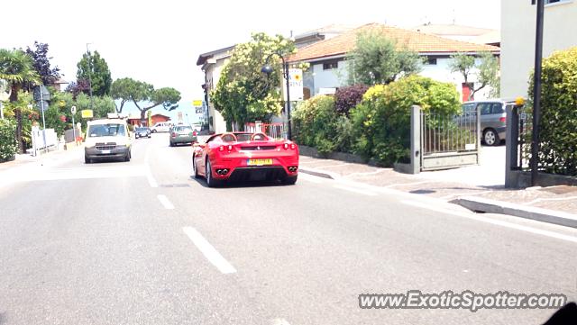 Ferrari F430 spotted in Garda lake, Italy