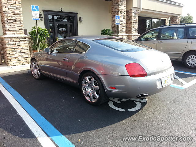 Bentley Continental spotted in Jacksonville, Florida