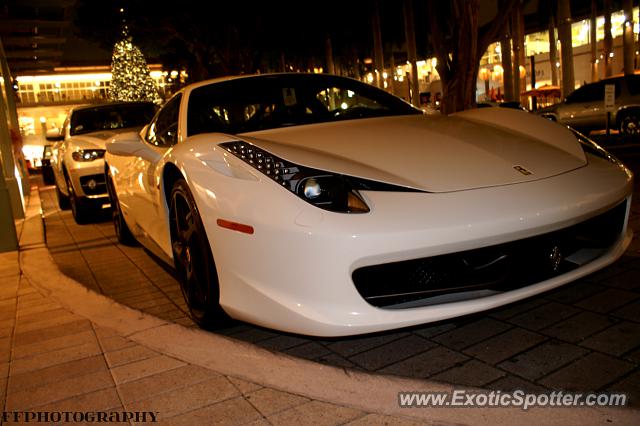 Ferrari 458 Italia spotted in Coral Gables, Florida