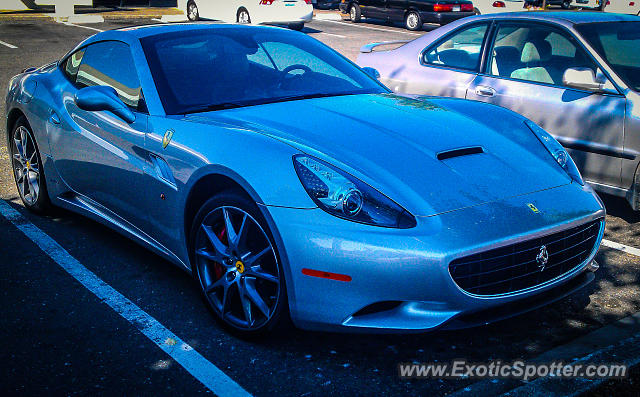 Ferrari California spotted in Santa Rosa, California