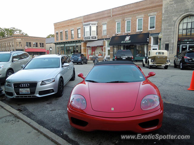 Ferrari 360 Modena spotted in Richmond, Illinois