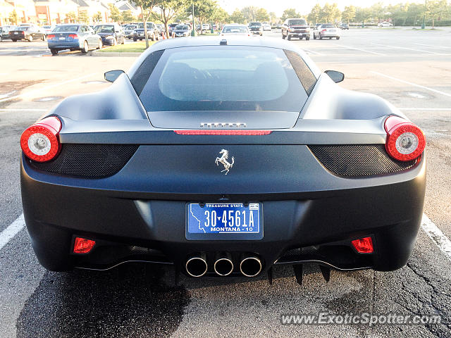 Ferrari 458 Italia spotted in Westerville, Ohio