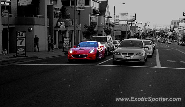 Ferrari California spotted in Beverly Hills, California