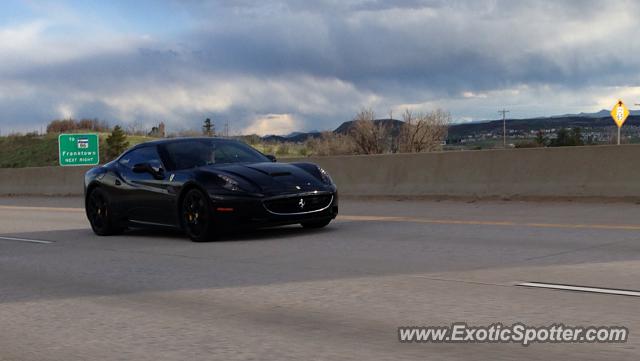 Ferrari California spotted in Castle rock, Colorado