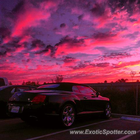 Bentley Continental spotted in Riverside, California