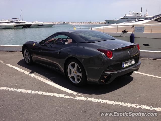 Ferrari California spotted in Puerto Banus, Spain