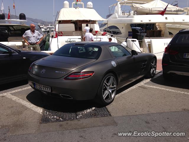 Mercedes SLS AMG spotted in Puerto Banus, Spain