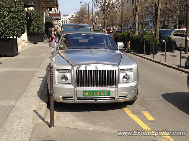 Rolls Royce Phantom spotted in Paris, France