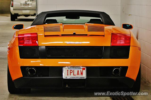 Lamborghini Gallardo spotted in Boston, Massachusetts