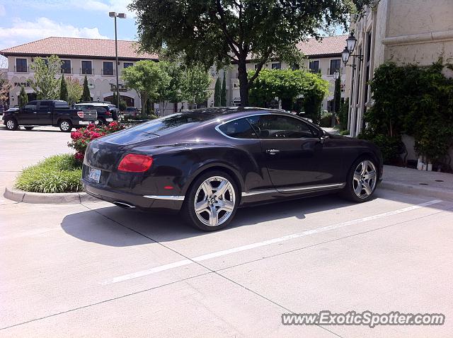 Bentley Continental spotted in Dallas, Texas