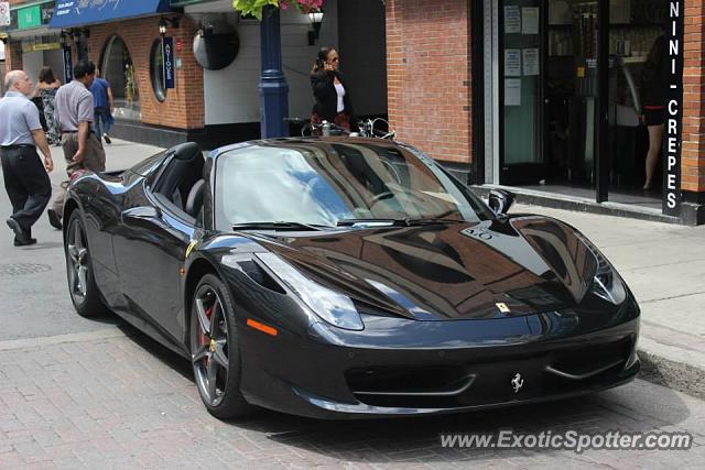 Ferrari 458 Italia spotted in Toronto, Canada