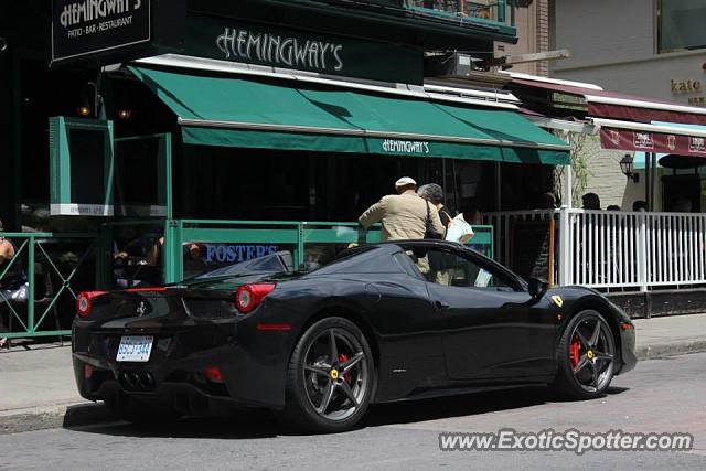 Ferrari 458 Italia spotted in Toronto, Canada