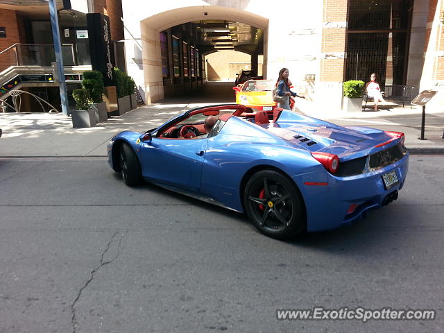 Ferrari 458 Italia spotted in Toronto, Canada