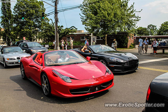 Ferrari 458 Italia spotted in Greenwich, Connecticut