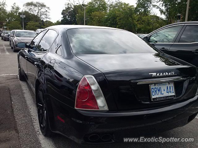 Maserati Quattroporte spotted in Toronto, Canada