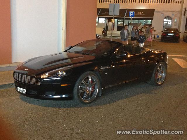 Aston Martin DB9 spotted in Quarteira, Portugal