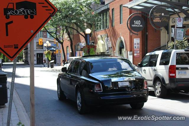 Rolls Royce Phantom spotted in Toronto, Canada