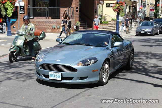 Aston Martin DB9 spotted in Toronto, Canada