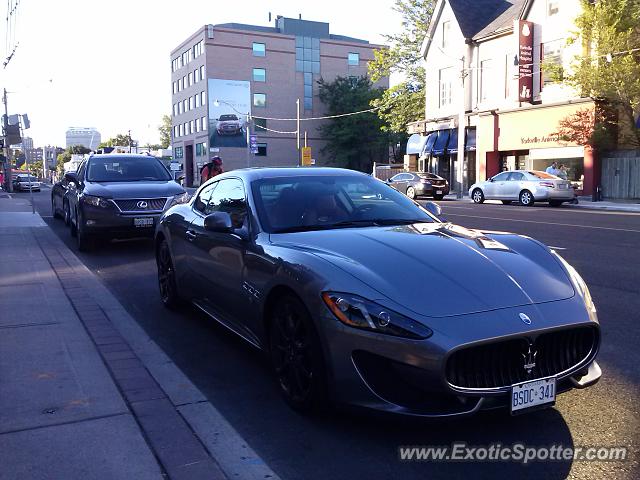 Maserati GranTurismo spotted in Toronto, Canada