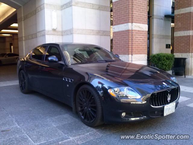 Maserati Quattroporte spotted in Toronto, Canada