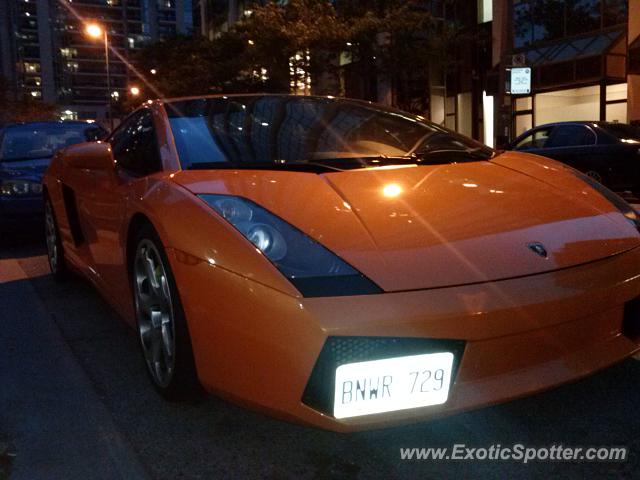 Lamborghini Gallardo spotted in Toronto, Canada