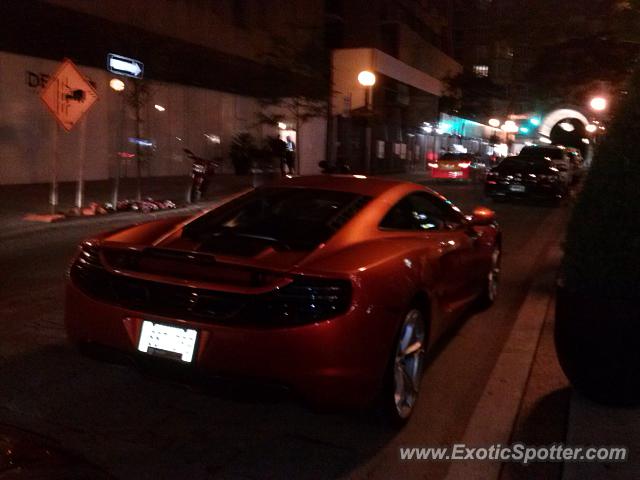 Mclaren MP4-12C spotted in Toronto, Canada