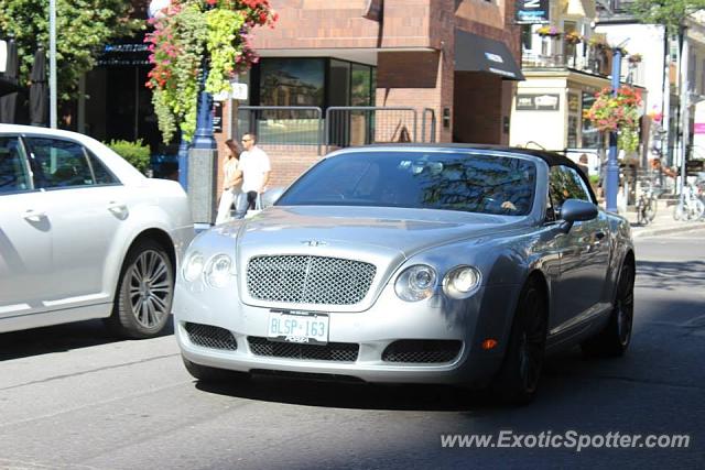 Bentley Continental spotted in Toronto, Canada