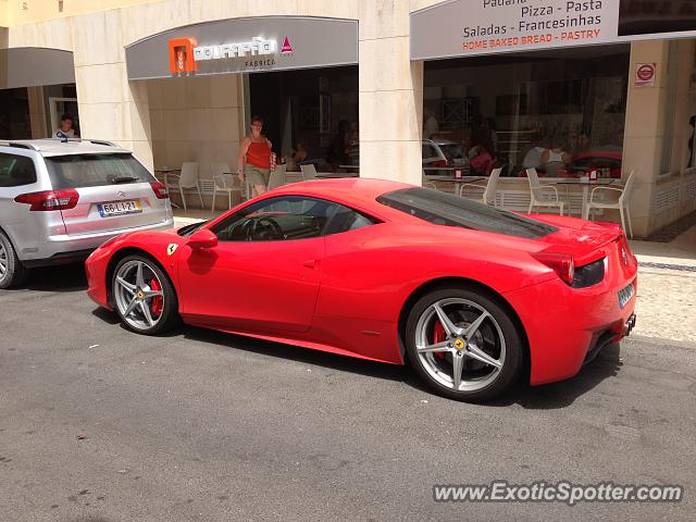 Ferrari 458 Italia spotted in Vilamoura, Portugal