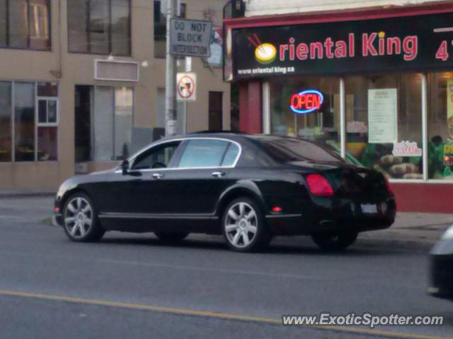 Bentley Continental spotted in Toronto, Canada