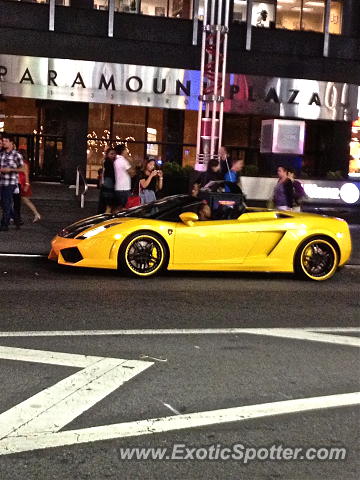 Lamborghini Gallardo spotted in New York, New York