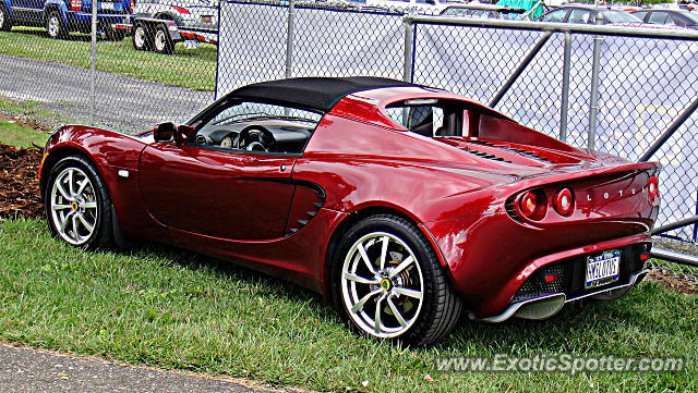 Lotus Elise spotted in Watkins Glen, New York