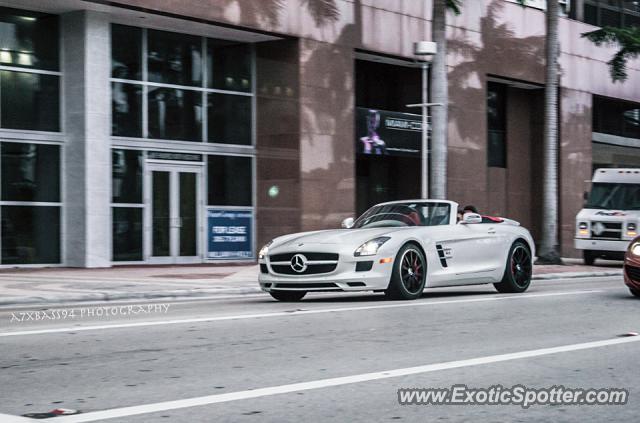 Mercedes SLS AMG spotted in Miami, Florida