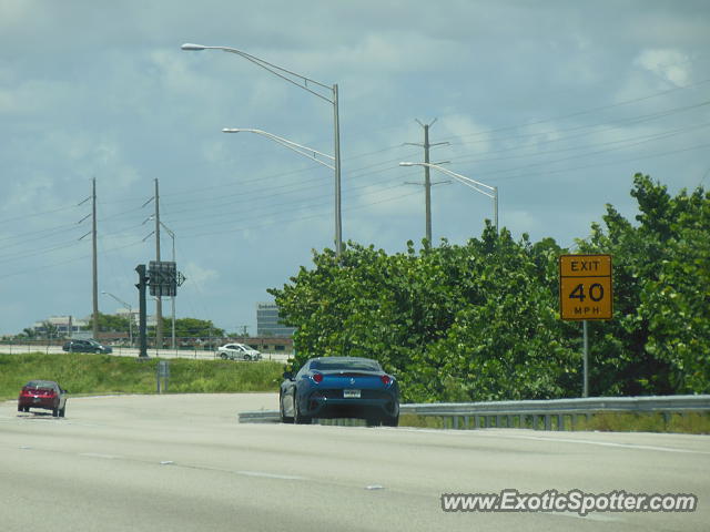 Ferrari California spotted in West Palm Beach, Florida