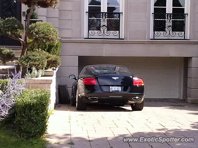 Bentley Continental spotted in Toronto, Canada