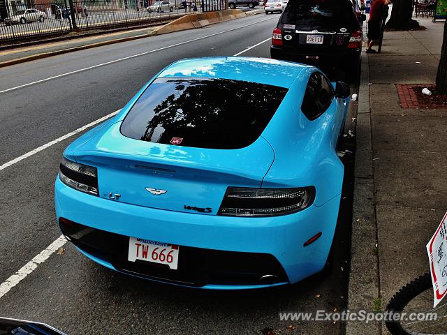 Aston Martin Vantage spotted in Boston, Massachusetts