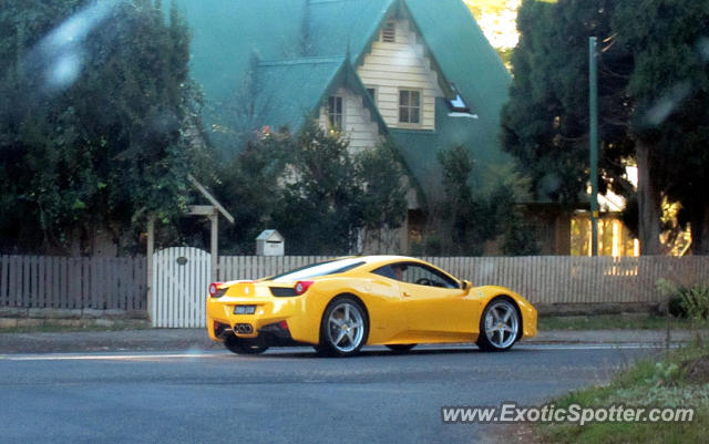 Ferrari 458 Italia spotted in Sydney, Australia