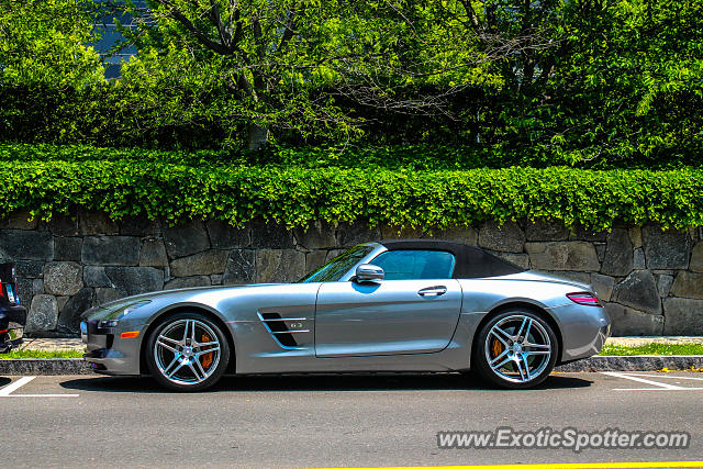 Mercedes SLS AMG spotted in Greenwich, Connecticut