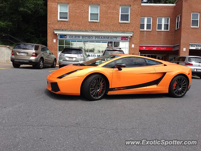 Lamborghini Gallardo spotted in Glen Echo, Maryland