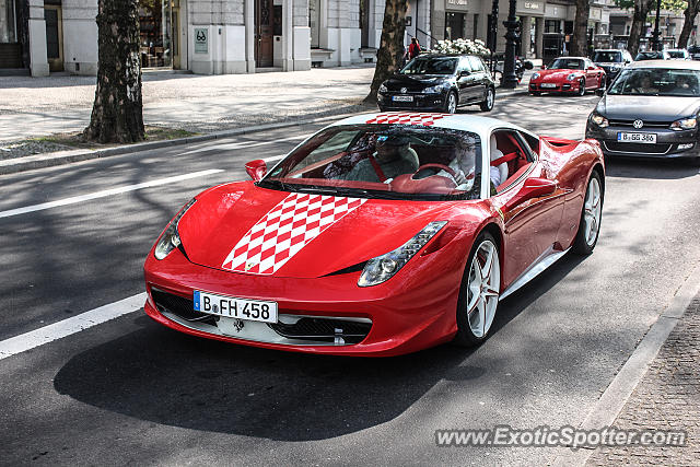 Ferrari 458 Italia spotted in Berlin, Germany