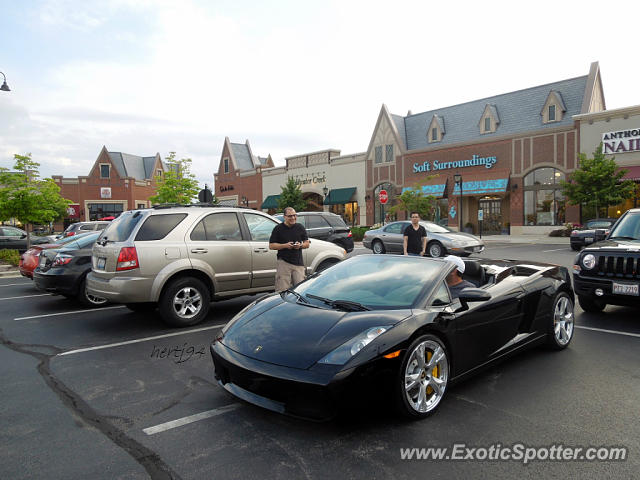 Lamborghini Gallardo spotted in Barrington, Illinois