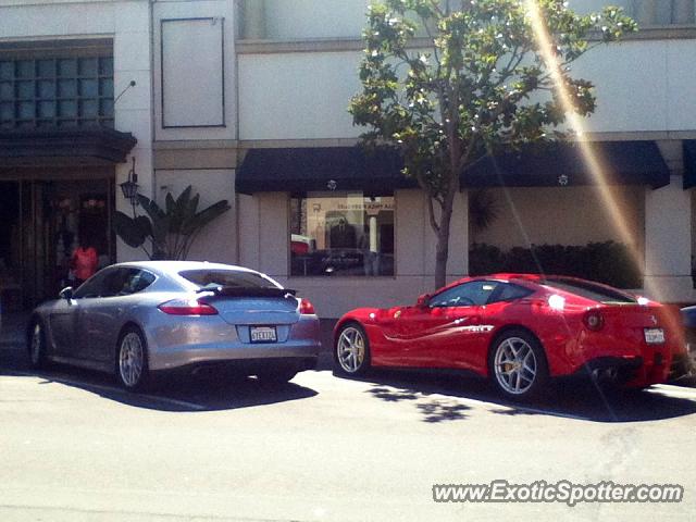 Ferrari F12 spotted in San Diego, California