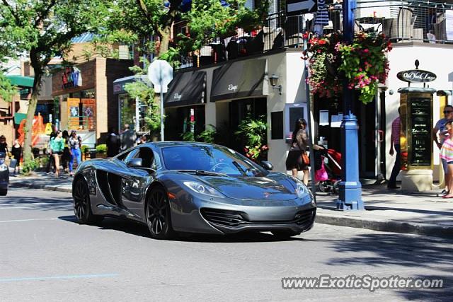 Mclaren MP4-12C spotted in Toronto, Canada