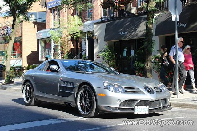 Mercedes SLR spotted in Toronto, Canada