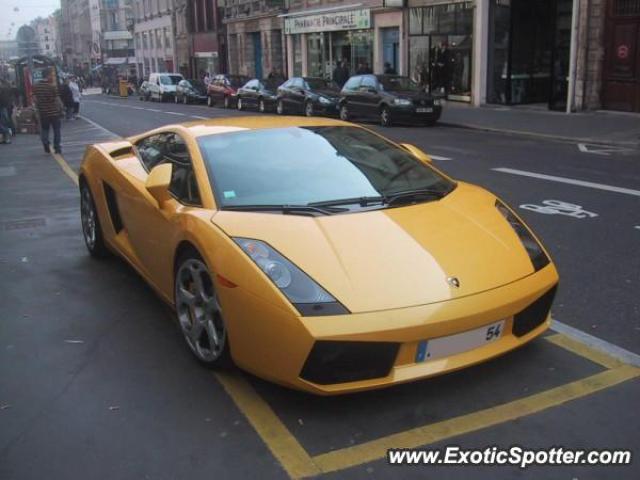 Lamborghini Gallardo spotted in Nancy, France